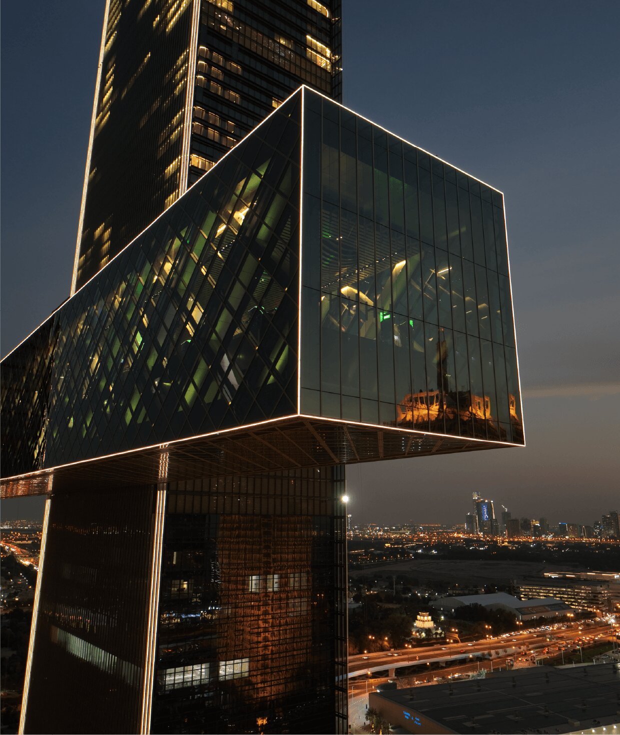 One Za'abeel — iconic twin towers and The Link structure